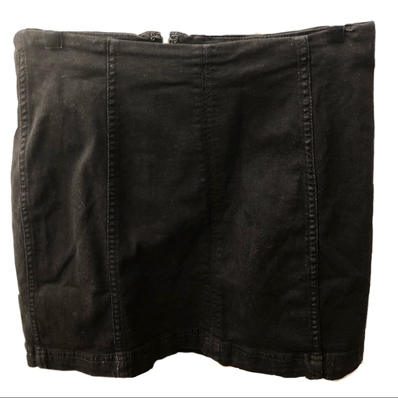 Free people denim mini skirt - Picture 4 of 7